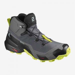 Bottes de Marche Salomon Cross Hike Mid Gore-Tex Homme Gray | 04785-GJTR