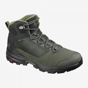 Bottes de Marche Salomon Outward Gore-Tex Homme Gray | 05638-QNPB