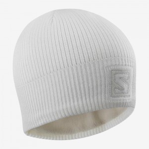 Casquettes Salomon Logo Homme Blanche | 81432-TMBW