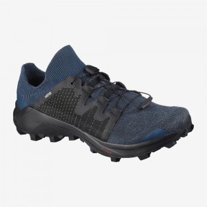 Chaussure Trail Running Salomon Cross W Pro Femme Bleu Marine | 30764-XJBY