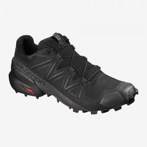 Chaussure Trail Running Salomon Speedcross 5 Homme Noir | 87594-KFRP