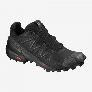 Chaussure Trail Running Salomon Speedcross 5 Femme Noir | 75321-EWLZ