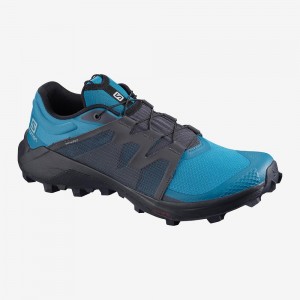 Chaussure Trail Running Salomon Wildcross Homme Bleu | 96157-FNJI