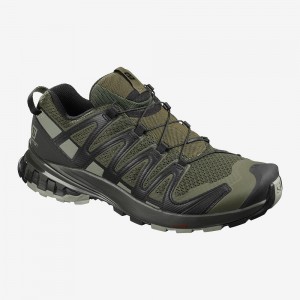 Chaussure Trail Running Salomon Xa Pro 3D V8 Homme Vert | 27650-IKMV