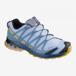 Chaussure Trail Running Salomon Xa Pro 3D V8 Gore-Tex Femme Bleu | 90872-DBRO