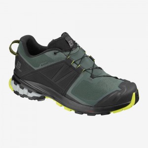 Chaussure Trail Running Salomon Xa Wild Gore-Tex Homme Vert | 06134-LBIX