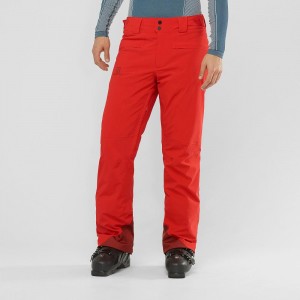 Pantalon Salomon Brilliant Homme Rouge | 59716-LHAU