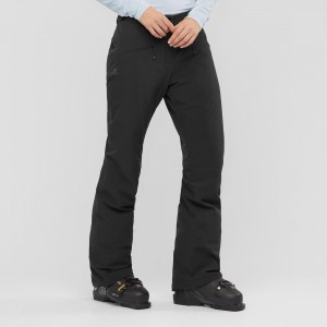 Pantalon Salomon Edge Femme Noir | 52461-VBUD