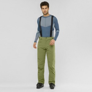 Pantalon Salomon Edge Homme Vert | 93408-PGWD