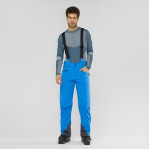 Pantalon Salomon Force Homme Bleu | 57938-FVRO