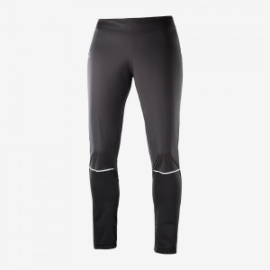 Pantalon Salomon Lightning Lightshell W Femme Noir | 64901-ZEHO