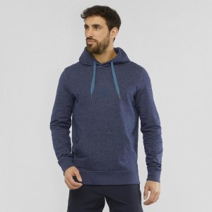 Sweat a Capuche Salomon Shift Hoodie M Homme Bleu Marine | 48619-BSQY