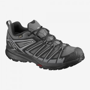 Trekking Salomon X Crest Gore-Tex Homme Noir | 60178-REQL