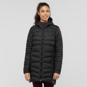 Veste Salomon Essential Xwarm Long Femme Gray | 28134-LCXG