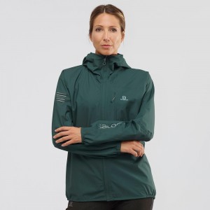 Veste Salomon Outspeed 360 3L Jkt W Femme Vert | 45097-AYVE