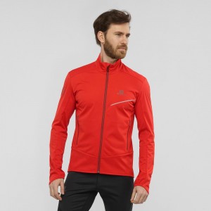 Veste Salomon Rs Softshell Jkt M Homme Rouge | 15946-IKQZ