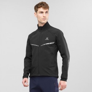 Veste Salomon Rs Warm Softshell Jkt M Homme Noir | 27986-CXIN