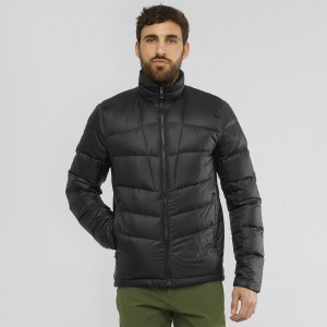 Veste Salomon Transition Down Jacket M Homme Noir | 70145-NMUO