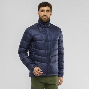 Veste Salomon Transition Down Jacket M Homme Bleu Marine | 90785-QMIY