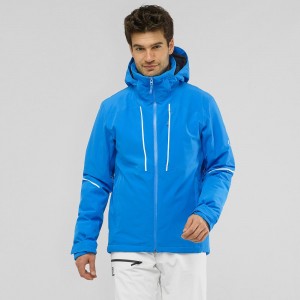 Vestes De Ski Salomon Edge Homme Bleu | 08243-LOAB