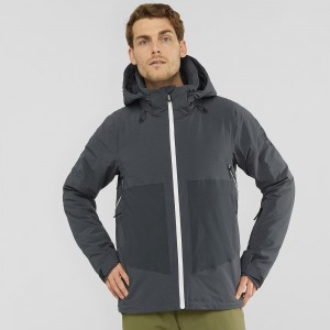 Vestes De Ski Salomon Epic Jacket M Homme Gray | 06541-PTUZ