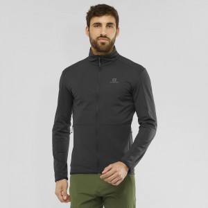 Vestes De Ski Salomon Essential Lightwarm Homme Noir | 79184-AFCP