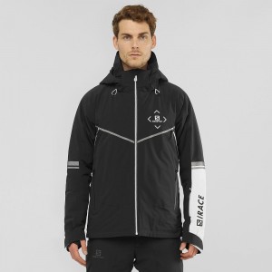 Vestes De Ski Salomon Race Jacket M Homme Noir | 04965-TRUB