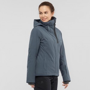 Vestes De Ski Salomon Speed Femme Gray | 09821-RVPS