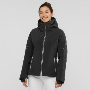 Vestes De Ski Salomon The Brilliant Jacket W Femme Noir | 03179-XCDR