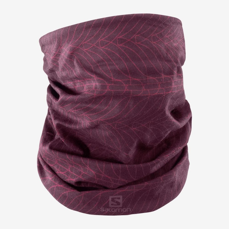 Bandeau Salomon Neck&Head Light Gaiter Homme Violette | 92183-RSAX