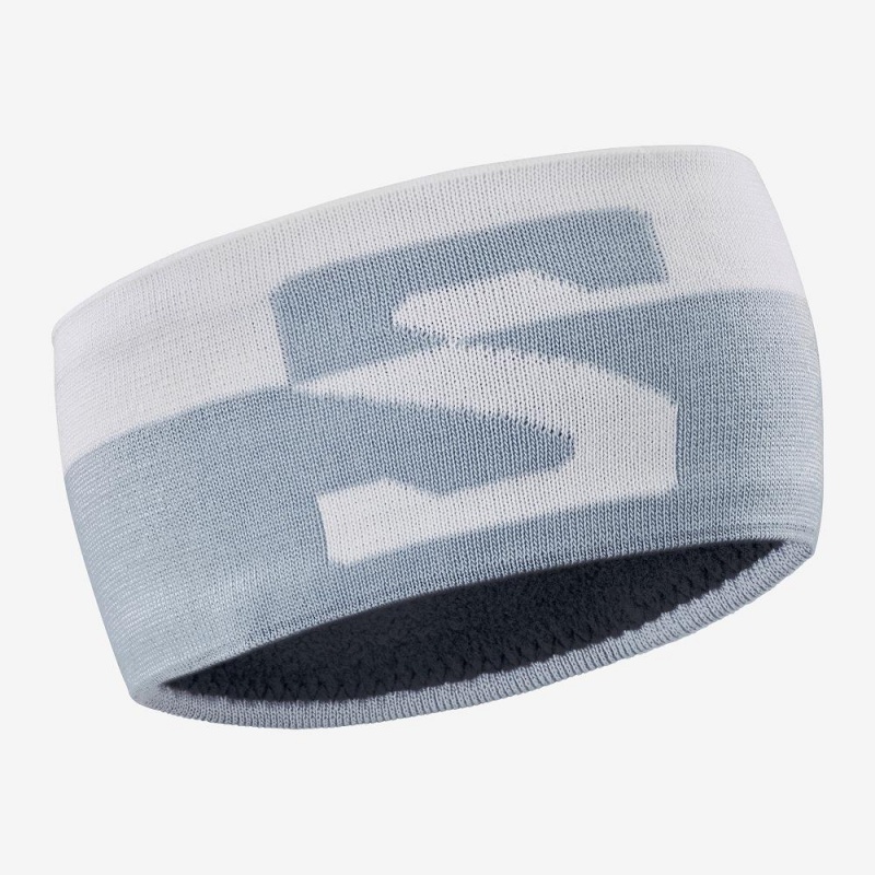 Bandeau Salomon Original Headband Homme Blanche | 19602-YIGO