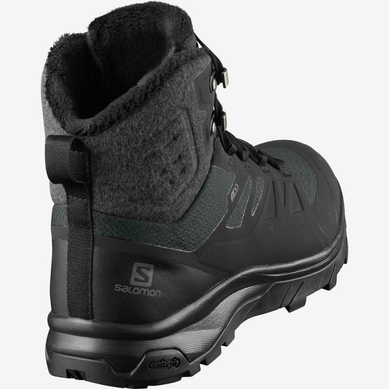 Botte Hiver Salomon Outblast Thinsulate Climasalomon Imperméables Femme Noir | 09768-UMTN