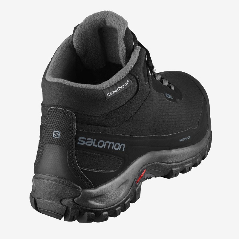 Botte Hiver Salomon Shelter Climasalomon Imperméables Homme Noir | 04913-TZHF