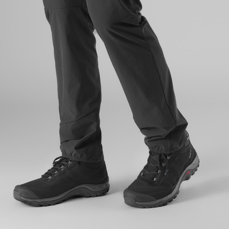 Botte Hiver Salomon Shelter Climasalomon Imperméables Homme Noir | 04913-TZHF