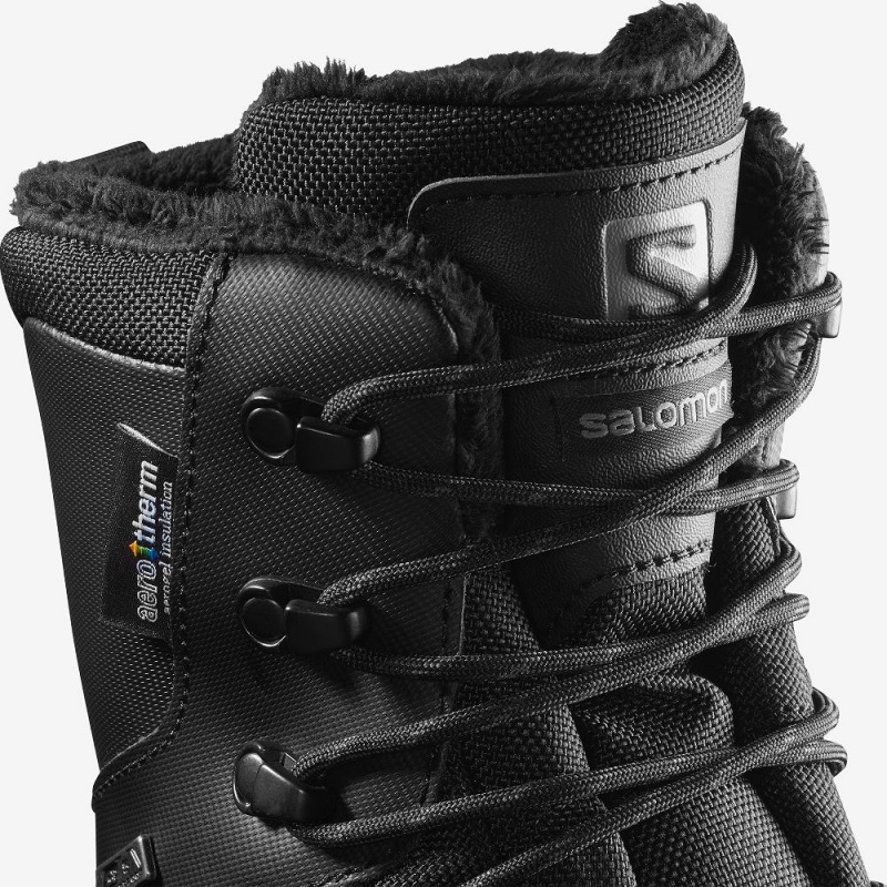 Botte Hiver Salomon Toundra Pro Climasalomon Imperméables Homme Noir | 84260-LJMV