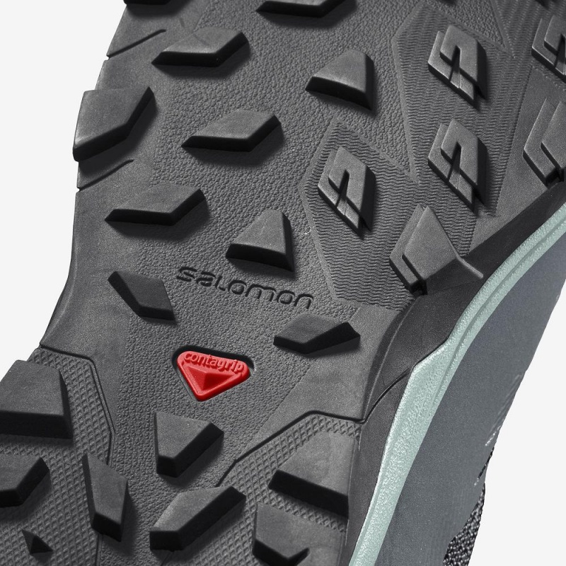 Bottes de Marche Salomon Outline Mid Gore-Tex Femme Gray | 34507-BUIN