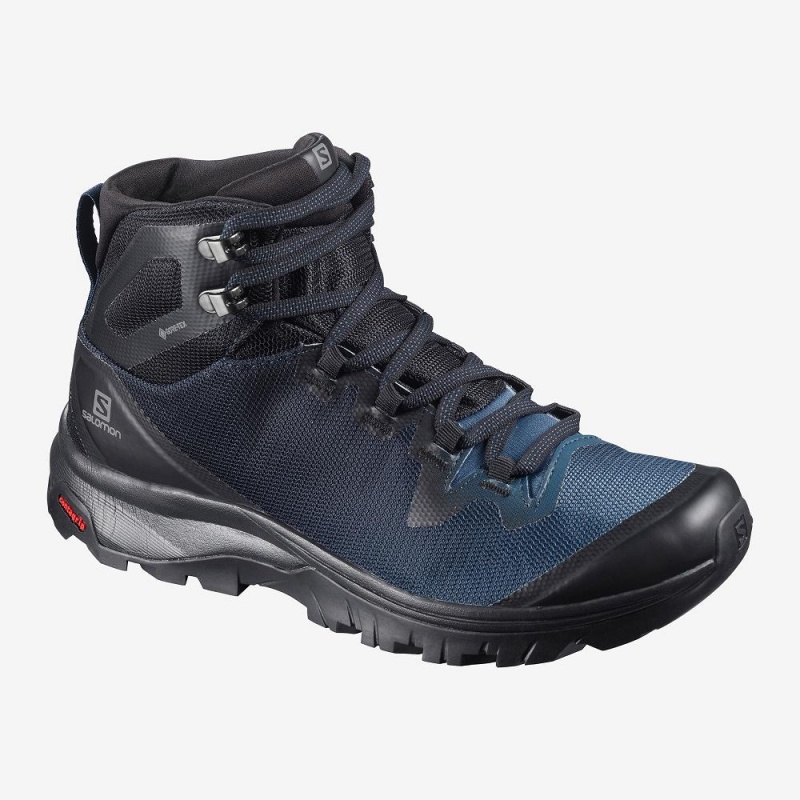 Bottes de Marche Salomon Vaya Mid Gore-Tex Femme Noir | 04369-DJWX