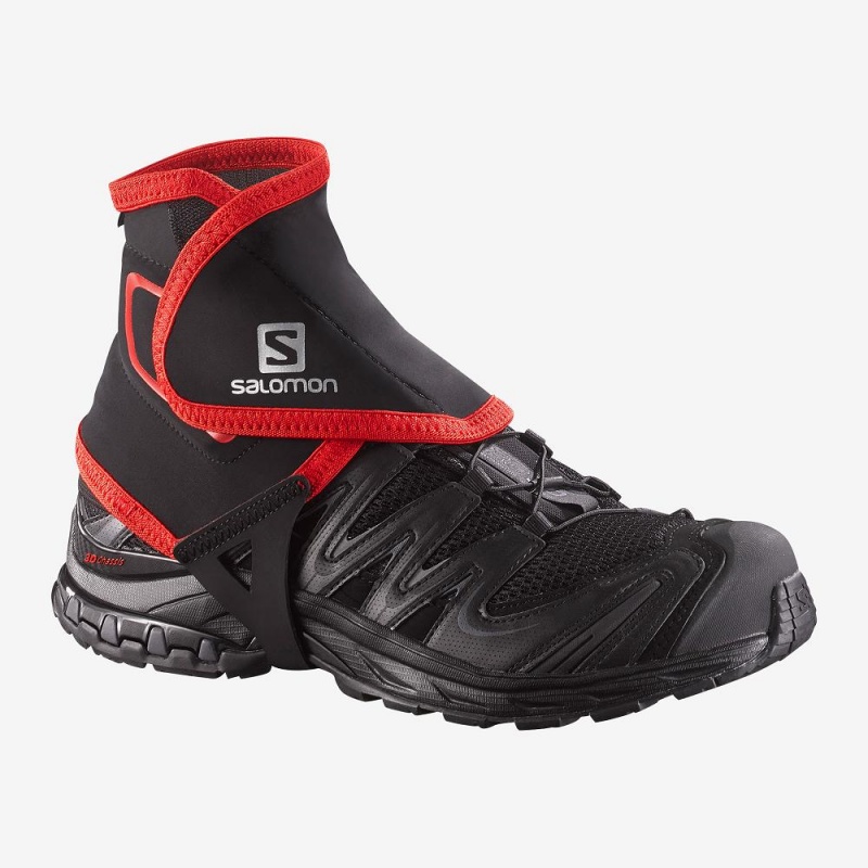 Cache Cou Salomon Trail Gaiters High Homme Noir | 28561-NHEO