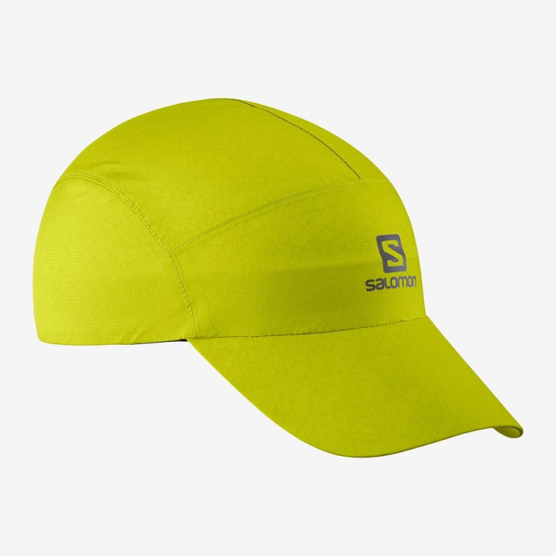 Casquettes Salomon Imperméables Cap Homme Jaune | 42907-DWZG