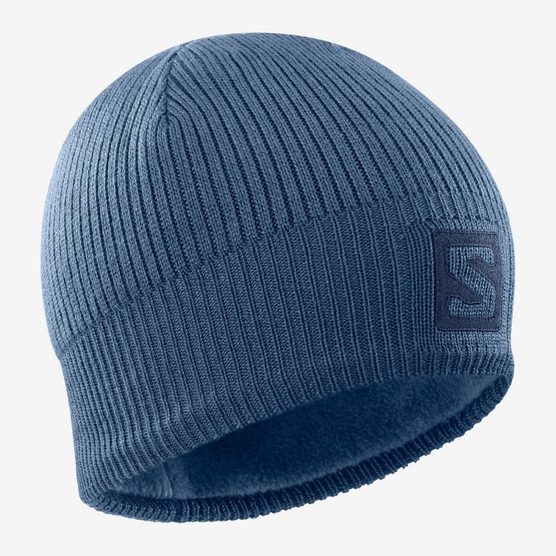 Casquettes Salomon Logo Homme Bleu Marine | 42369-RSQO