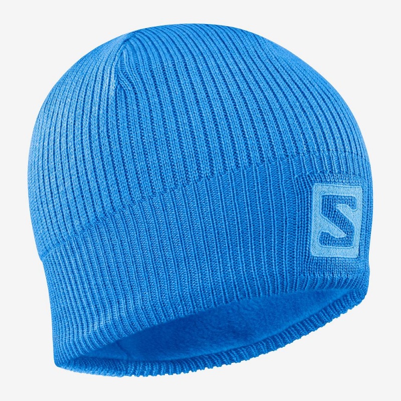 Casquettes Salomon Logo Homme Bleu | 36275-CVKB