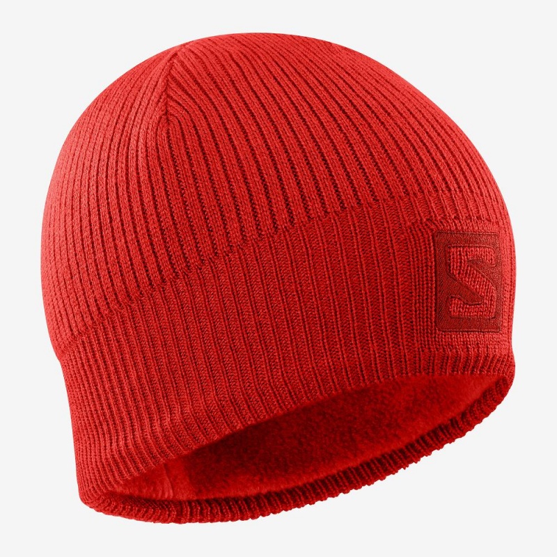 Casquettes Salomon Logo Homme Rouge | 84365-BXZQ