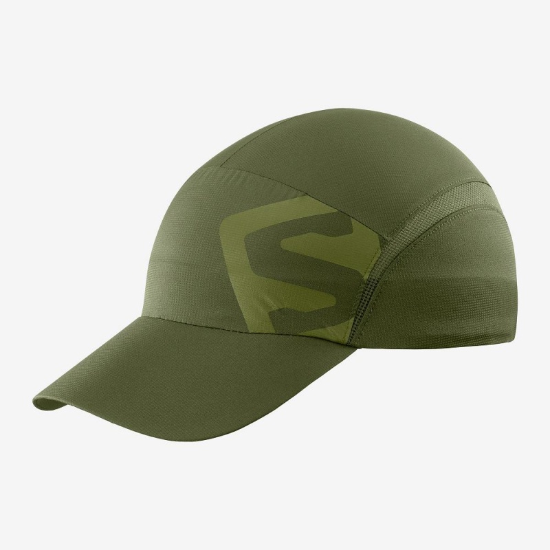 Casquettes Salomon Xa Homme Vert | 61859-ABRE