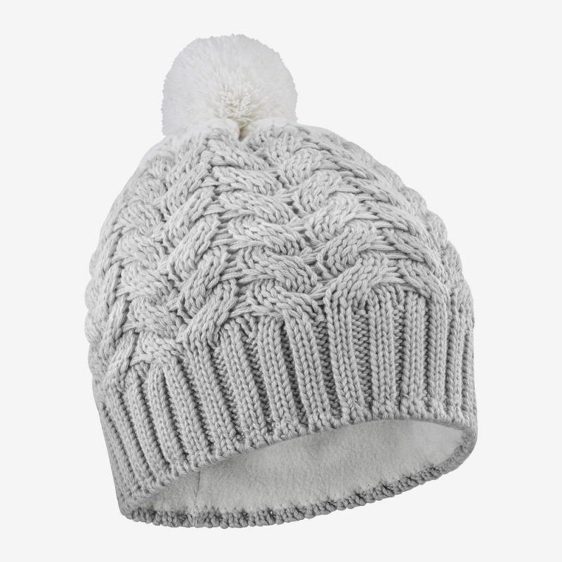 Chapeaux Salomon Poly Beanie Homme Gray | 34270-VYTP