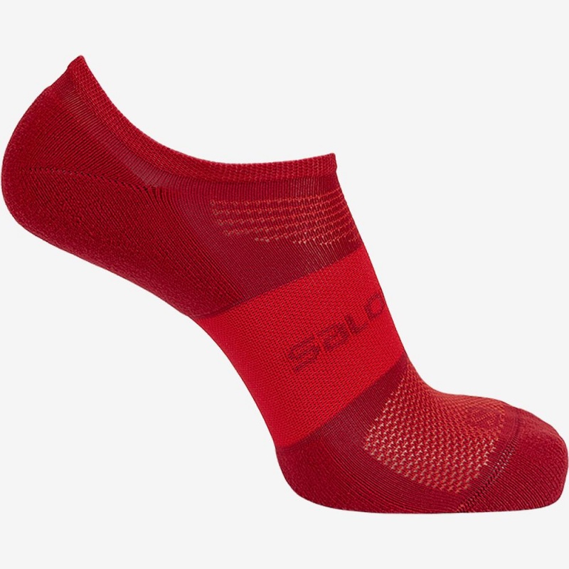 Chaussette Salomon Sonic 2-Pack Homme Rouge | 21834-GBJF