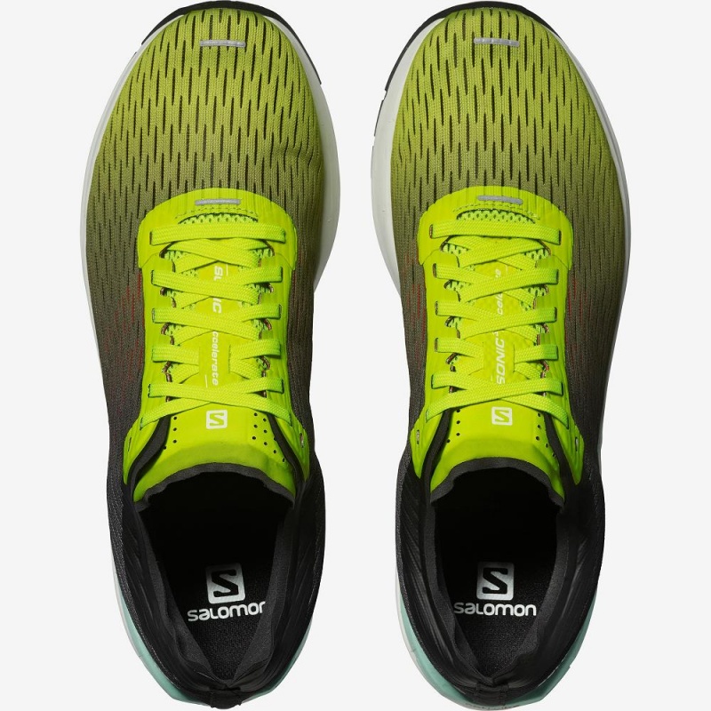 Chaussure Running Salomon Sonic 3 Accelerate Homme Jaune | 28496-IRNP