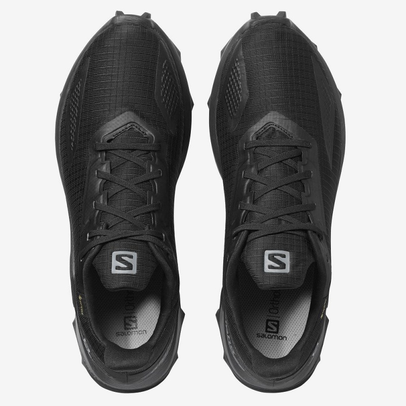 Chaussure Trail Running Salomon Alphacross Blast Gtx Homme Noir | 08439-HPCE