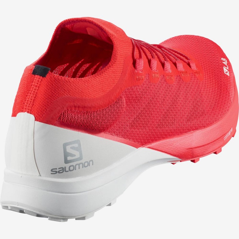 Chaussure Trail Running Salomon S Lab Sense 8 Homme Rouge | 74069-AXLF