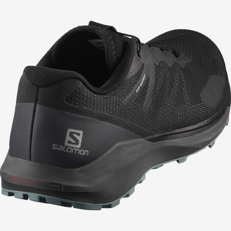 Chaussure Trail Running Salomon Sense Ride 3 Homme Noir | 63741-EBOL