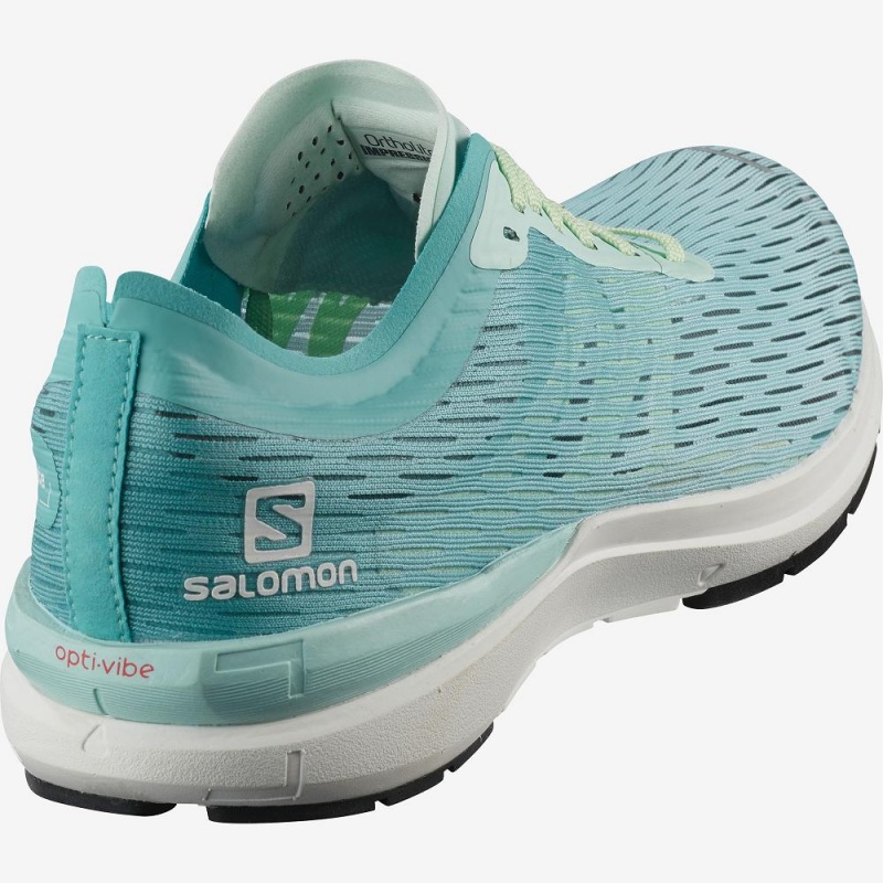 Chaussure Trail Running Salomon Sonic 3 Accelerate W Femme Vert | 81675-PSKL